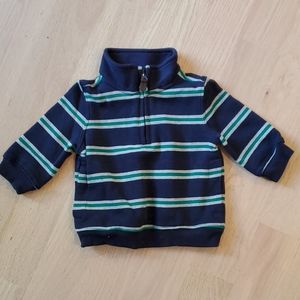 Janie and Jack Half Zip Pullover baby boy